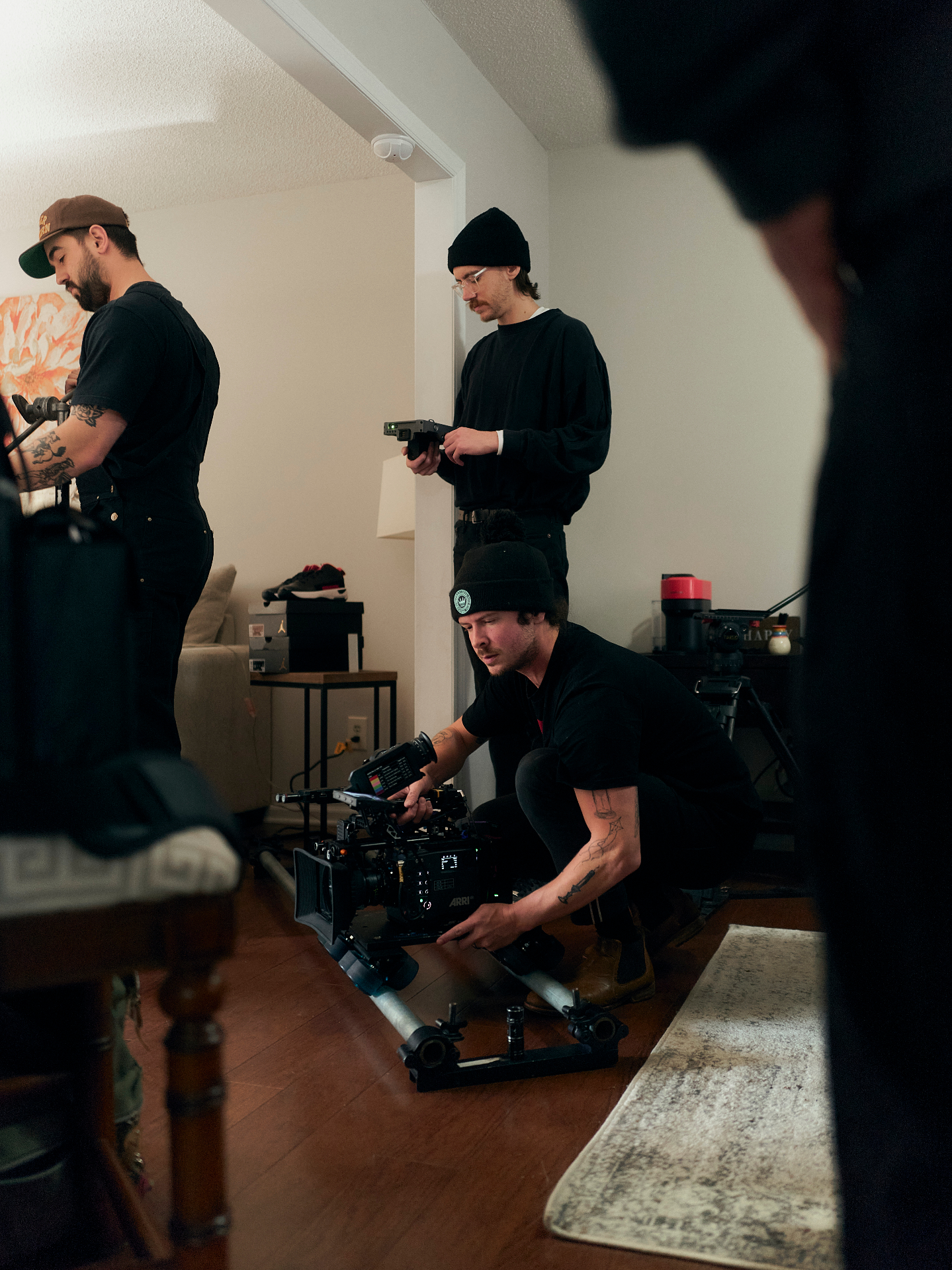 Behind the scenes