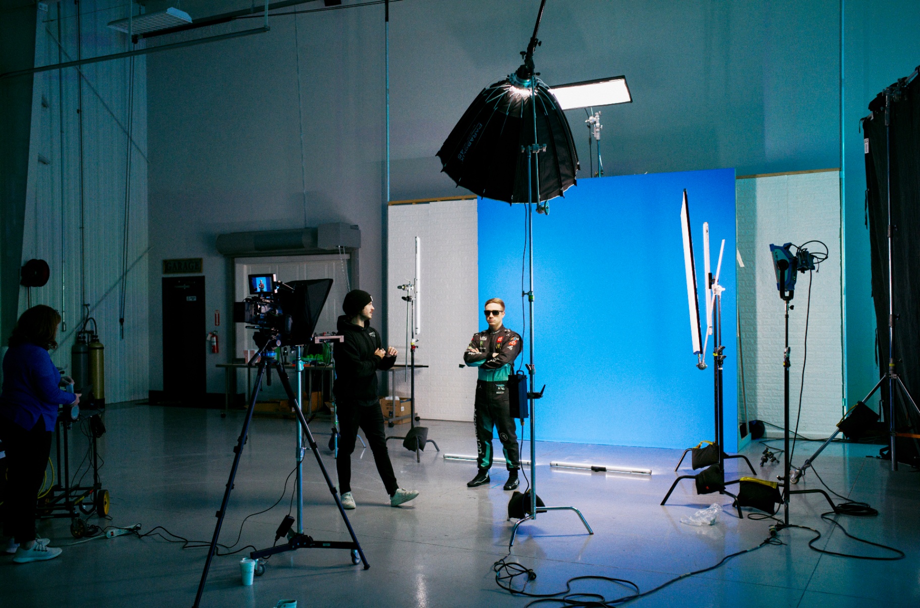 Behind the scenes